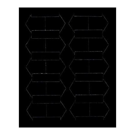 Magna Visual 3/4" Black Magnetic Arrows 20/Pk FI-427